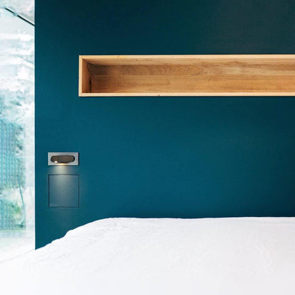 Wandlamp Slaapkamer Minimalistisch LED Leeslamp met Inbouw Drukknop