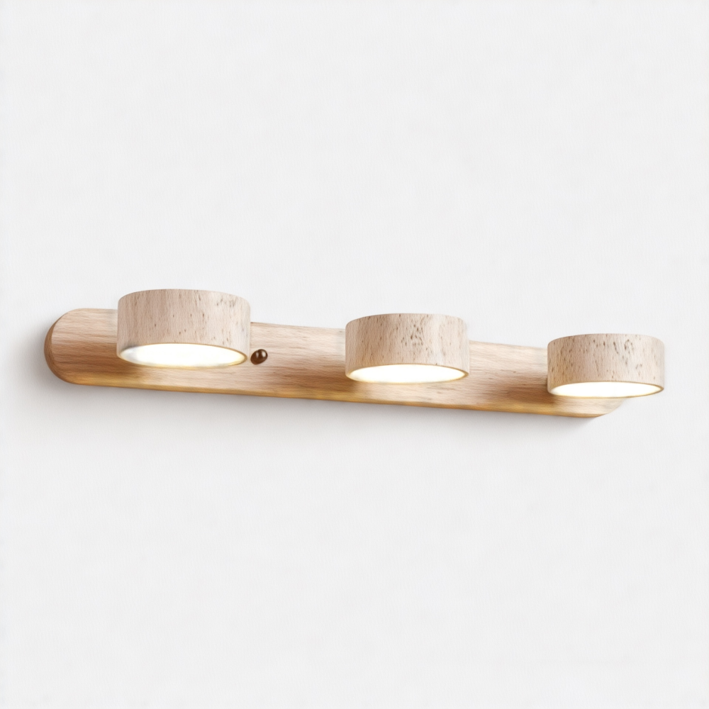 Wandlamp Travertine Japandi Draaibaar met Meerdere Lichtpunten
