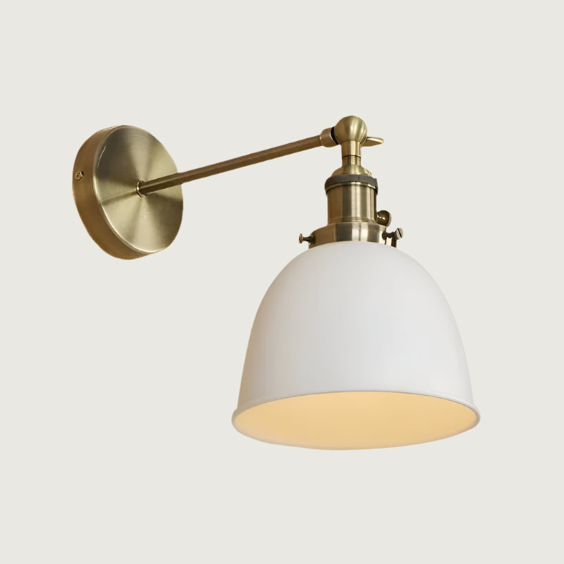 Wandlamp Vintage met Koepelkap en Verstelbare Arm