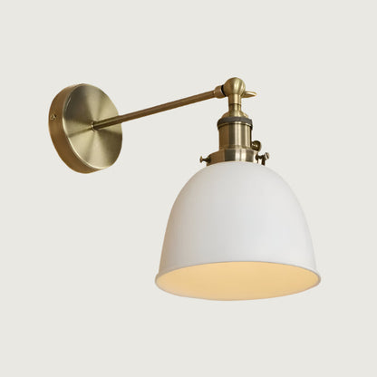 Wandlamp Vintage met Koepelkap en Verstelbare Arm