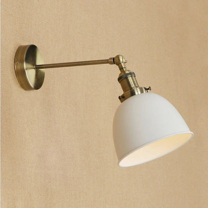 Wandlamp Vintage met Koepelkap en Verstelbare Arm