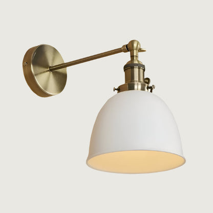 Wandlamp Vintage met Koepelkap en Verstelbare Arm