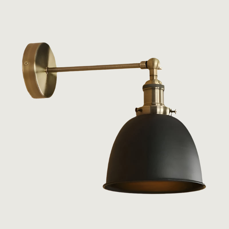 Wandlamp Vintage met Koepelkap en Verstelbare Arm