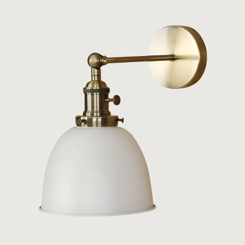 Wandlamp Vintage met Koepelkap en Verstelbare Arm
