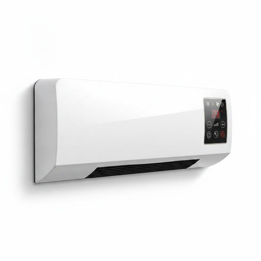 Wandverwarming met Ventilator 2-in-1 met LCD Display, Afstandsbediening en Timer