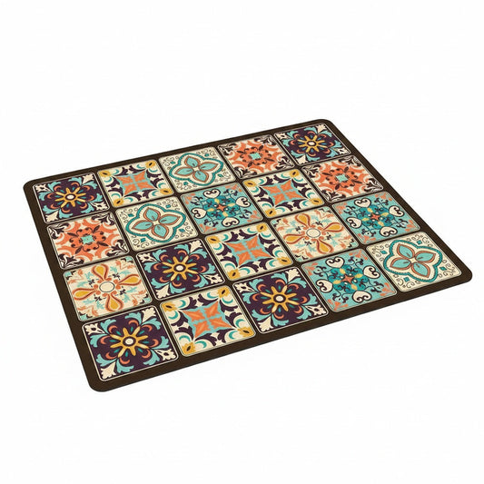 Wasmachine Beschermmat met Antislip Onderkant en Bohemian Print