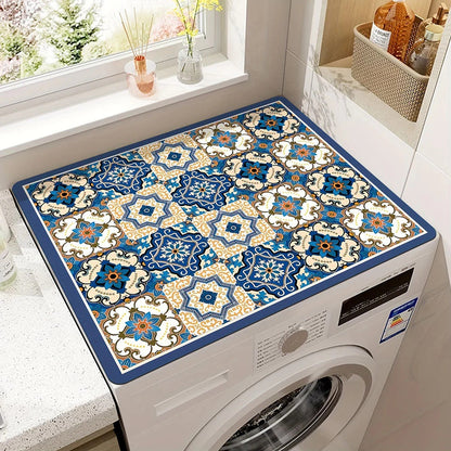 Wasmachine Beschermmat met Antislip Onderkant en Bohemian Print
